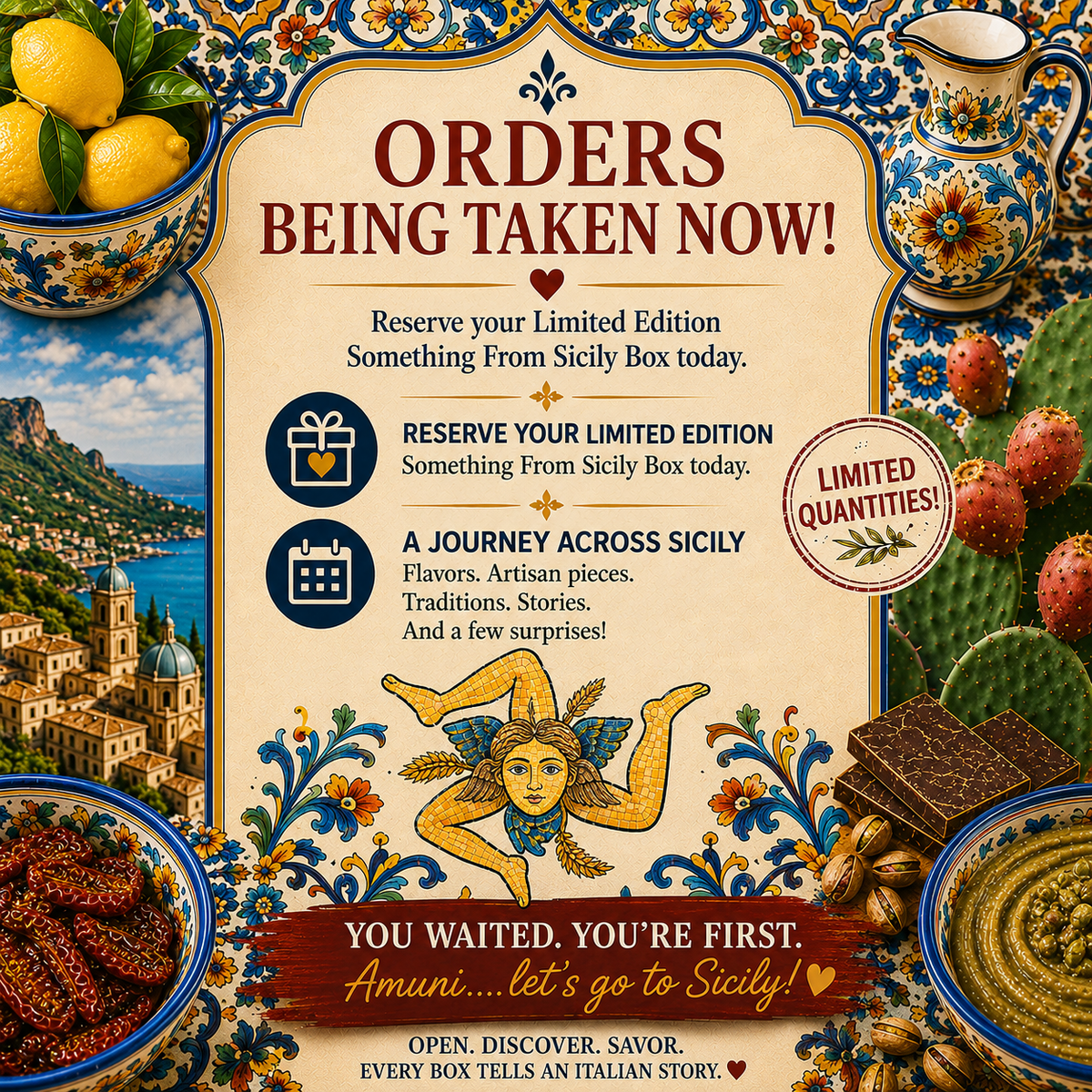 Something From Sicily – Limited Edition Subscription Box Pre-Order